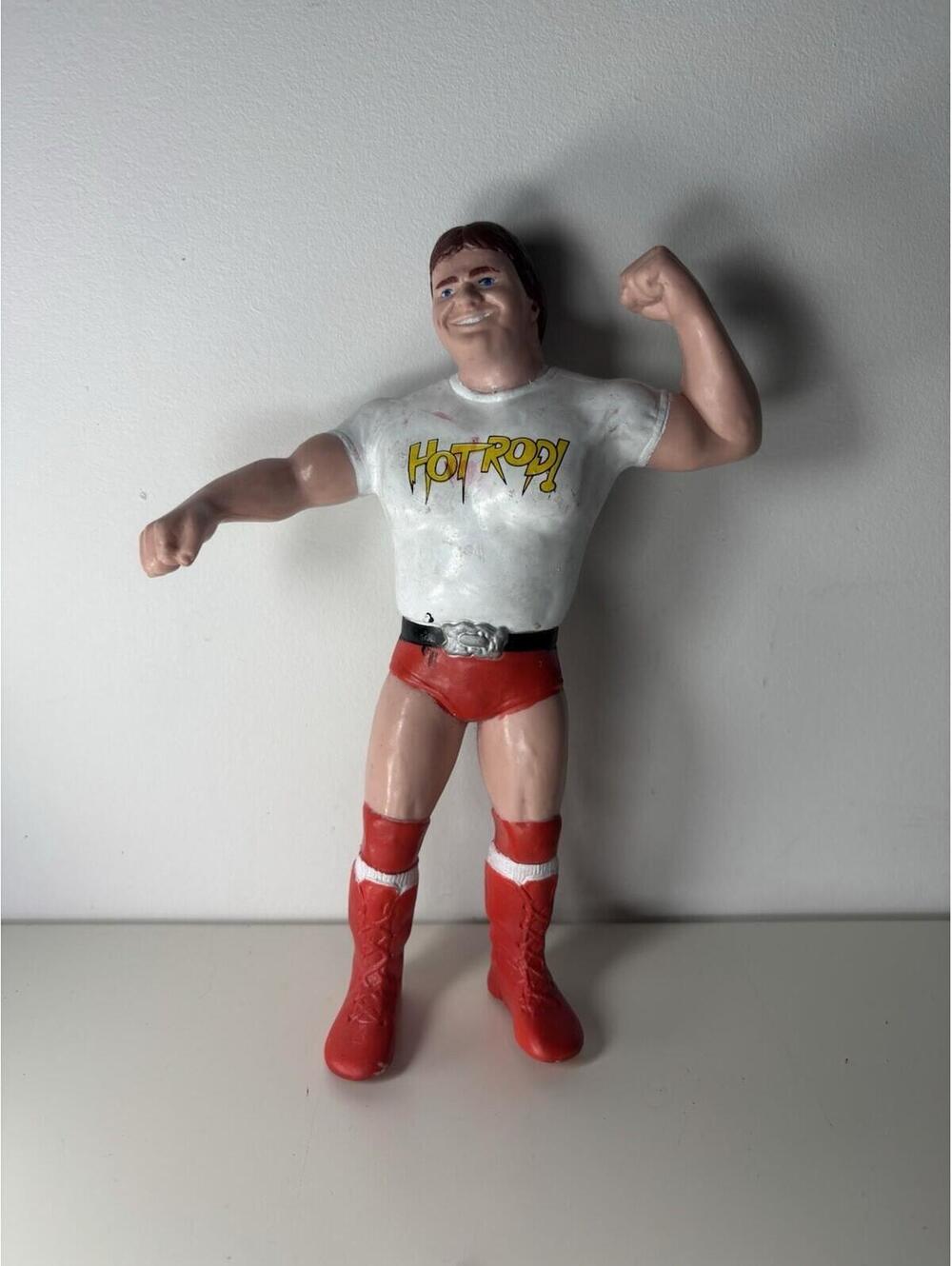 Rowdy Roddy Piper Vintage 1985 LJN WWF Superstar Wrestler Bendie